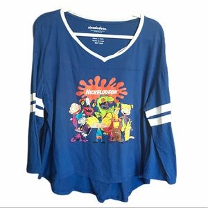 NICKELODEON juniors size 1X blue